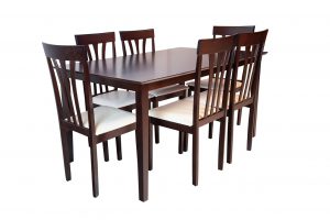 Comedor de madera con 6 sillas modelo Celta