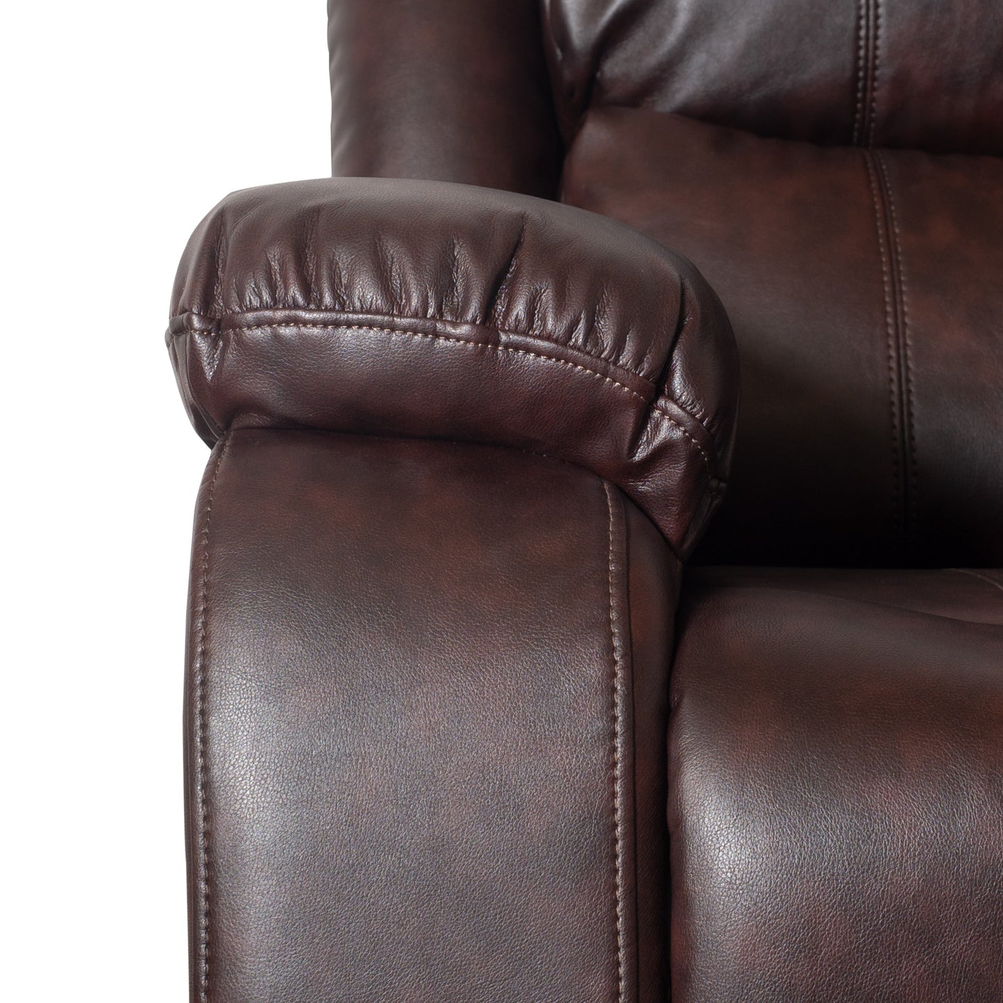 Pack sofa berger 3 cuerpos + 2 cuerpos color Brown dark