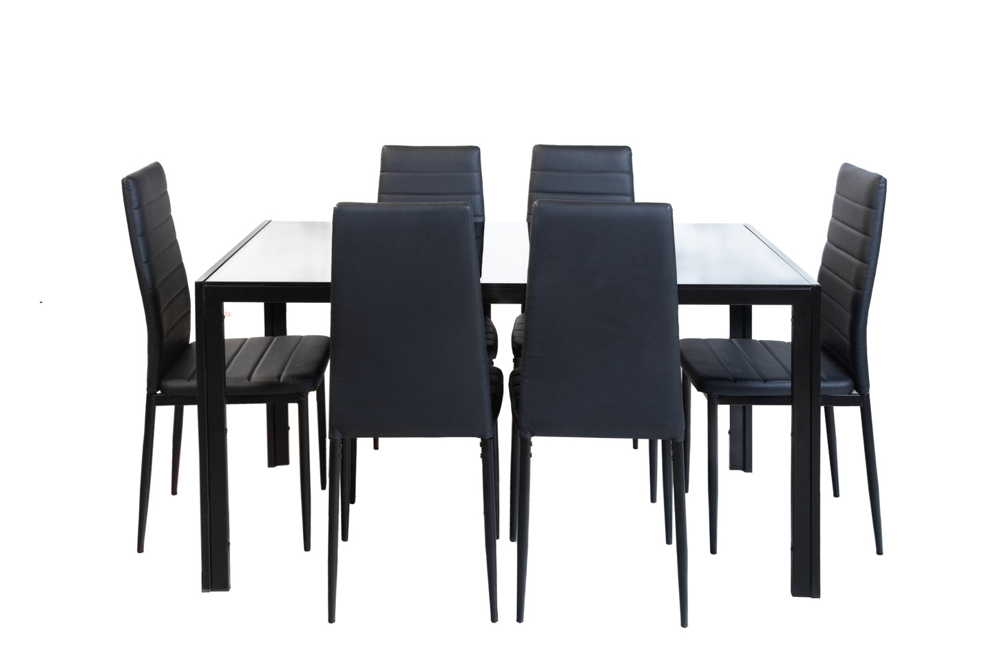 Comedor de vidrio color negro Modelo Asiatico