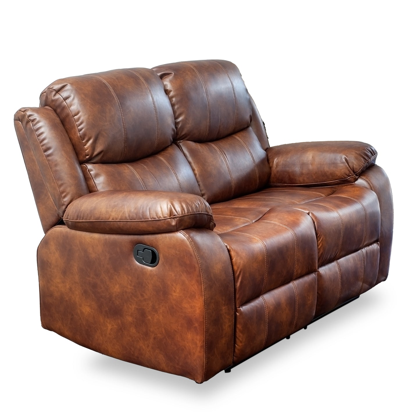 Berger reclinable de 2 cuerpos color café moro