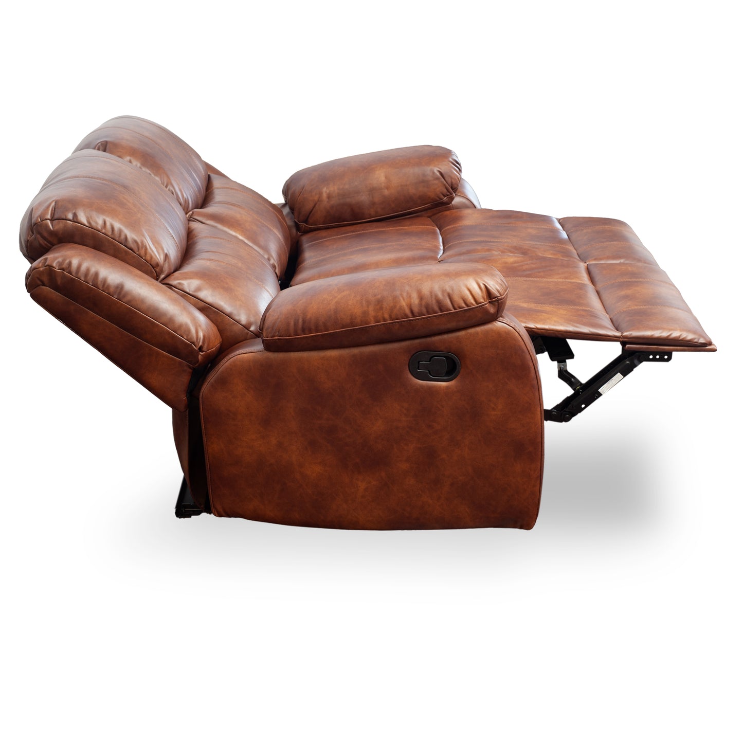 Berger reclinable de 2 cuerpos color café moro