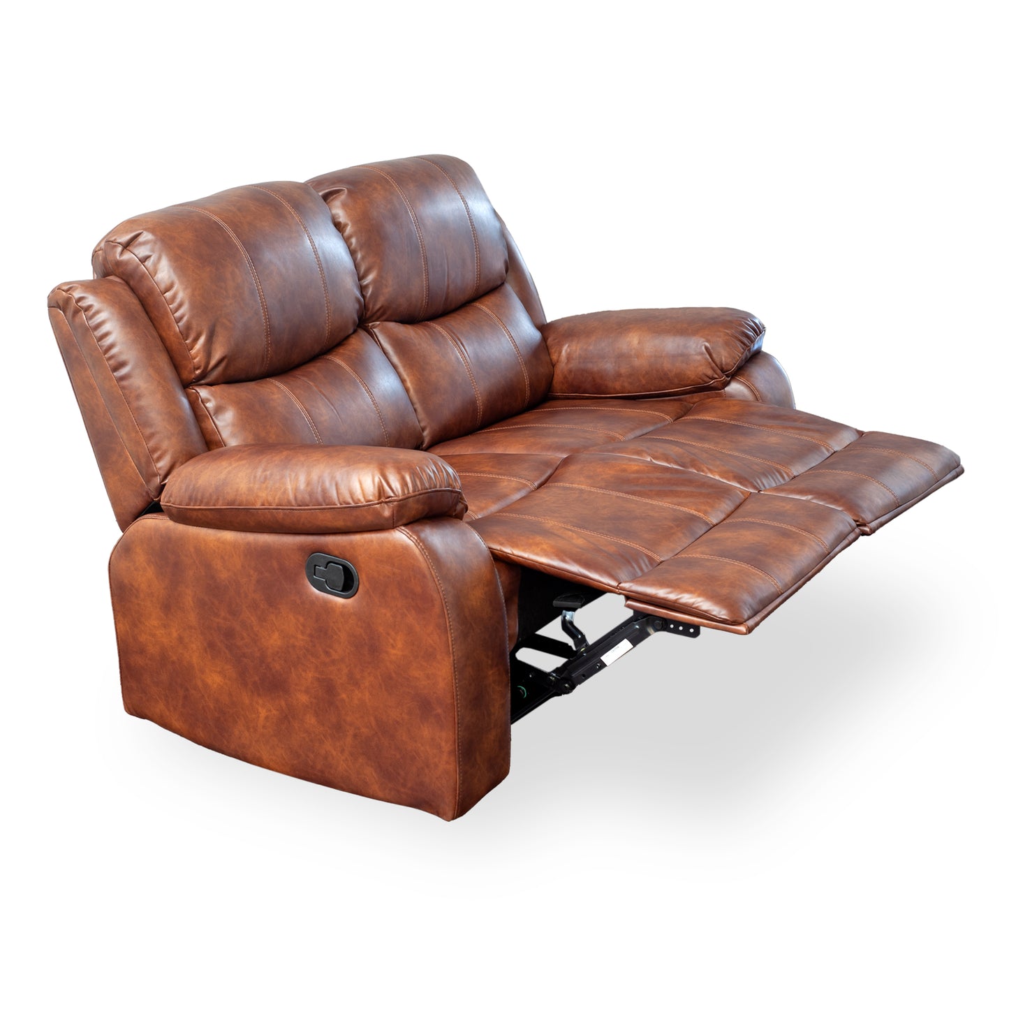 Berger reclinable de 2 cuerpos color café moro