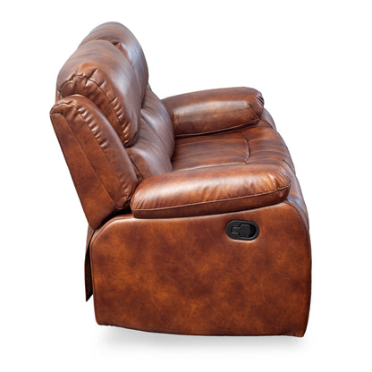 Berger reclinable de 2 cuerpos color café moro