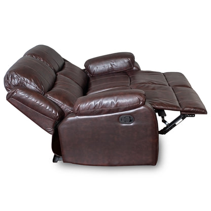 Berger reclinlable 2 cuerpos color brown dark