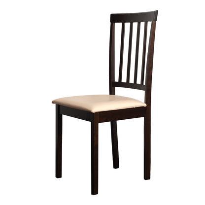 Comedor madera 6 sillas color chocolate modelo Manchester