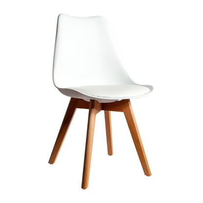Comedor 4 sillas Blanco modelo Alberta